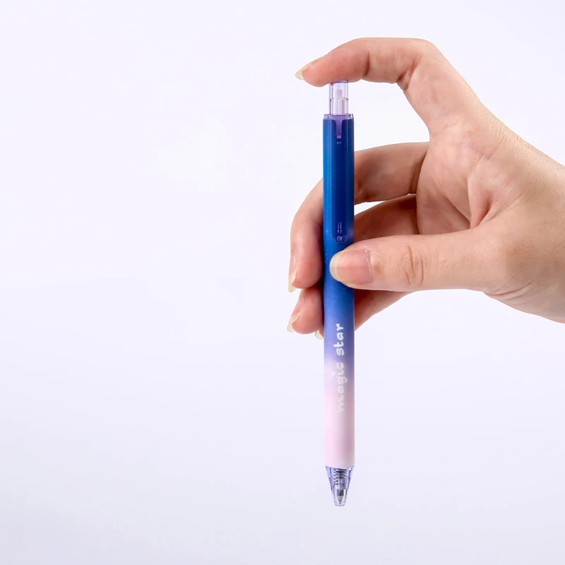 

6Pcs/Set Starry Sky Gel Pens Quick Drying Boligrafos De Gel 0.5mm Stylo Kawaii Press Canetas Gel Stationary Pens School Supplies