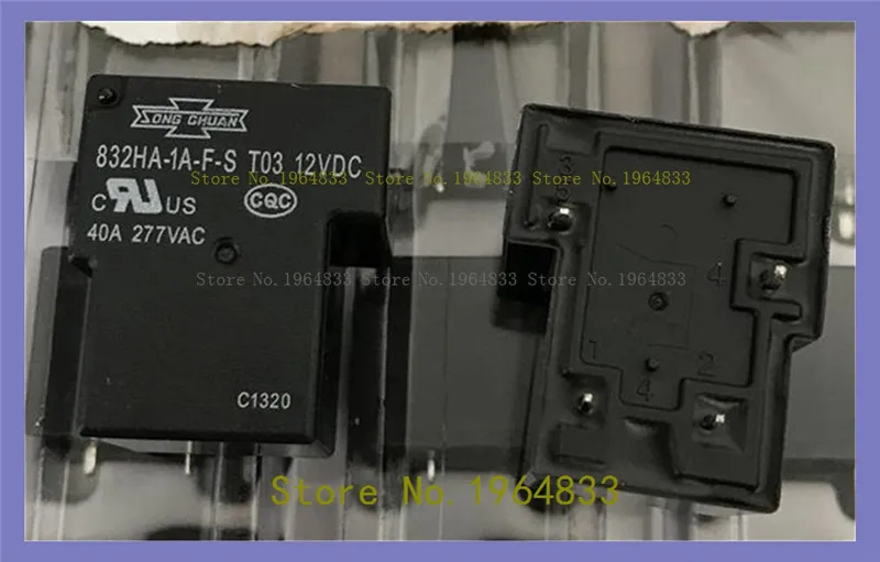 

832HA-1A-F-S T90 12VDC 40A 4