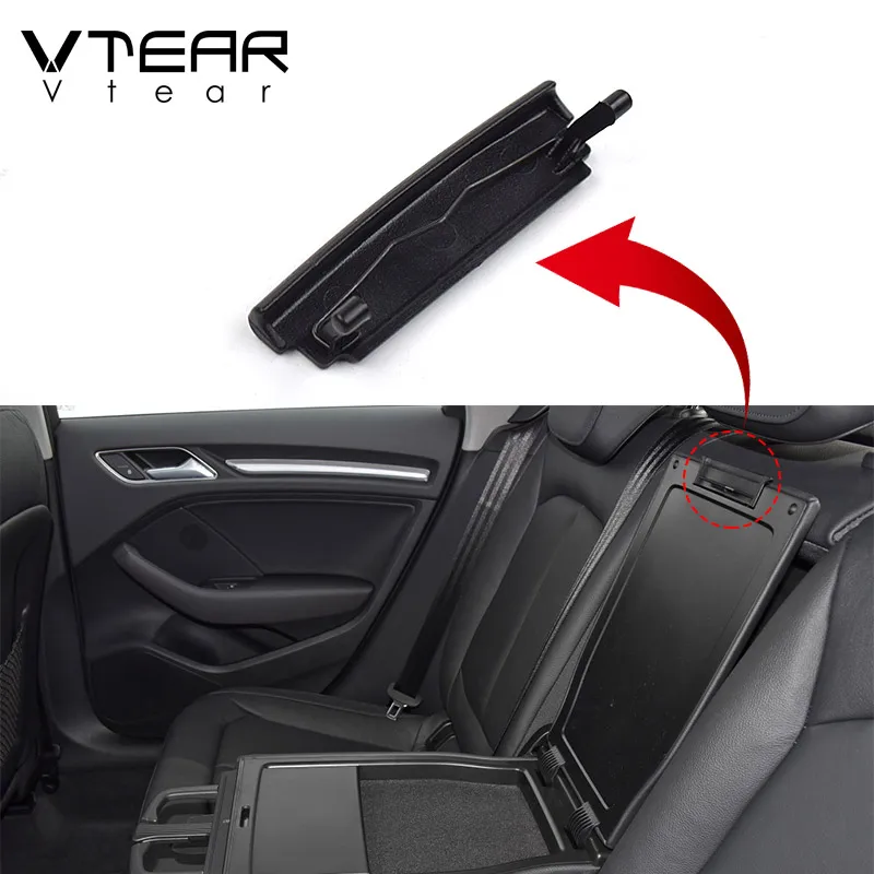 Vtear для Audi a3 s3, автомобильный подлокотник, крышка, центральная консоль, защелка крышки, зажим, автомобильный подлокотник, крышка, защелка, аксессуары для интерьера, АБС-пластик, авто