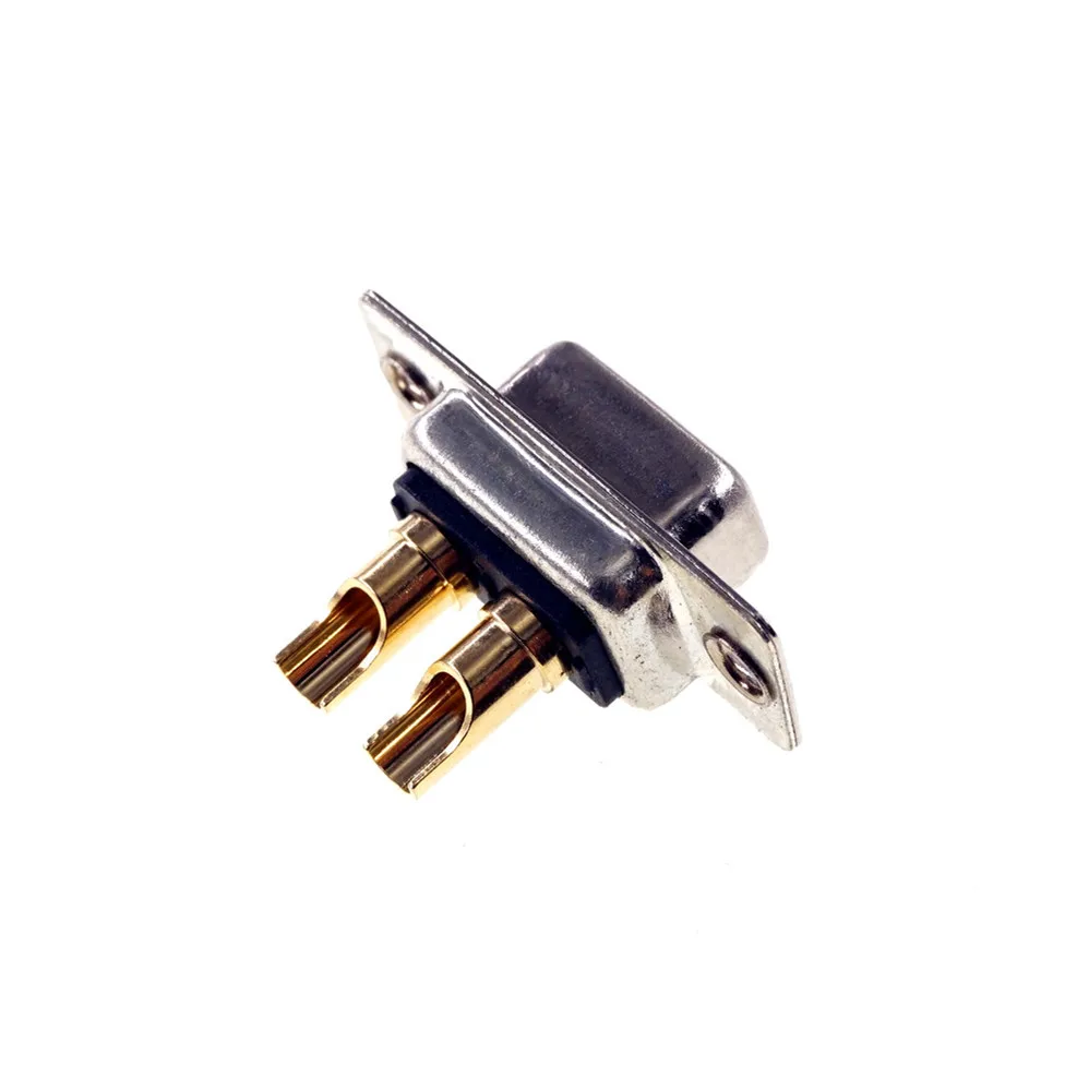 2 шт. разъем D Sub штекер 30 А большой ток контакта комбинированный 2V2 Золотой флэш