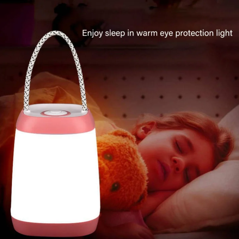

USB Smart Bedside Lamp LED Table Light Rechargeable Eye Protection Newborn Baby Breastfeeding Sleep