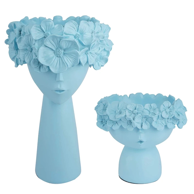 

Скандинавский цветок из смолы, Сказочная настольная организация для хранения, композиция для цветов, современные украшения для дома, 2 шт.