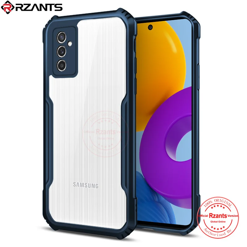 

Чехол Rzants для Samsung Galaxy M52 5G, жесткий защитный чехол, тонкий прозрачный Кристальный чехол