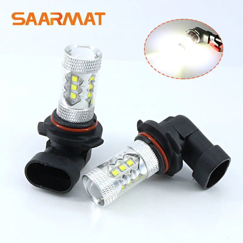 

Pair 80W HB4 9006 LED Bulb Fog Light White For Toyota Land Cruiser Sienna 4Runner Prius Corolla Matrix Tacoma Tundra HUMMER H3