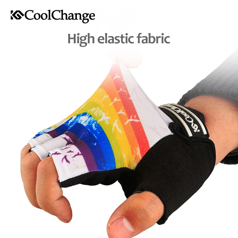 CoolChange велосипедные перчатки с полупальцами мужские женские летние спортивные