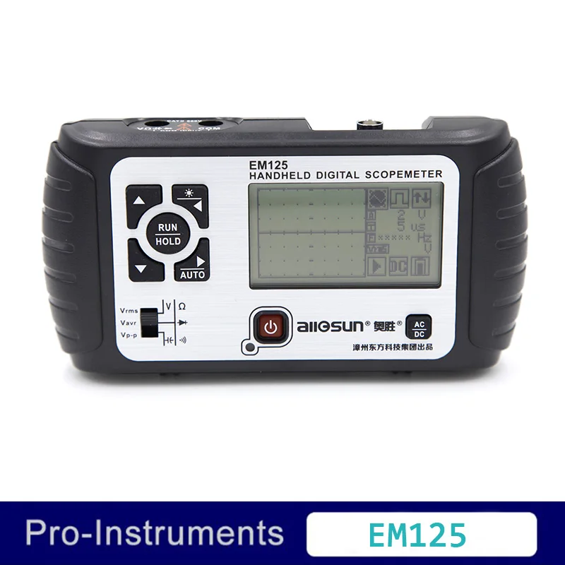 EM125 All Sun 2 в 1 мультиметр осциллограф 25 МГц Многофункциональный ручной Scopemeter Вольтметр Омметр емкость