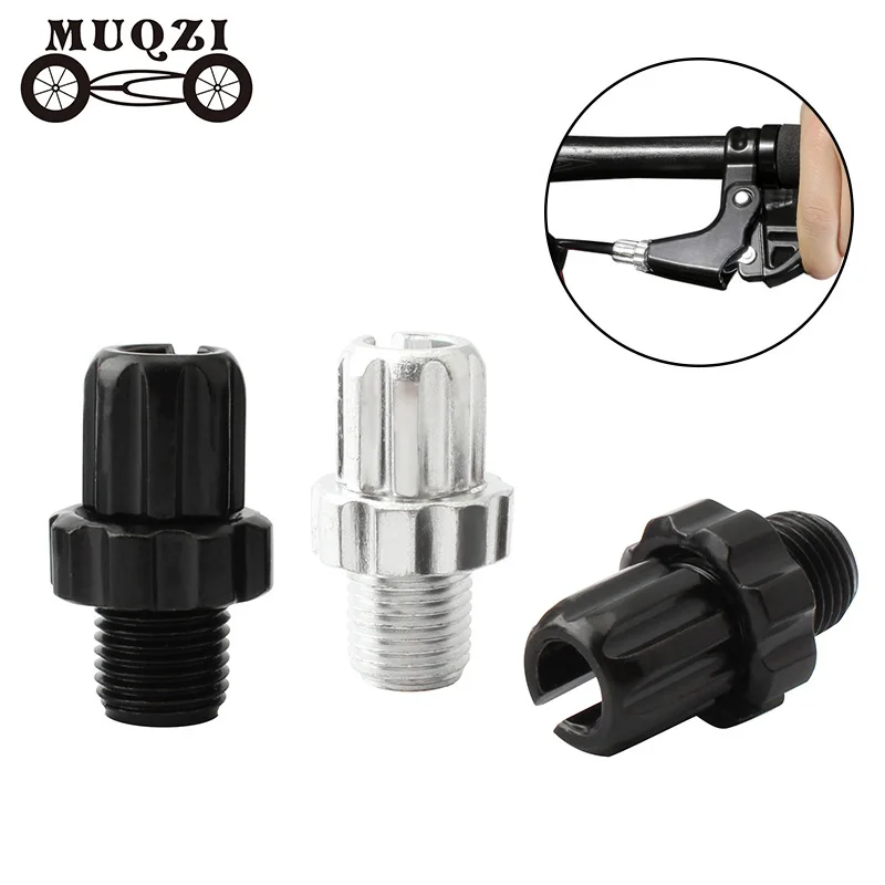 

MUQZI 4Pcs Bike Brake Lever Handle Mount Screw MTB Road Bicycle Cycling Brake Cable Can Adjust Aluminum Alloy Fixed Bolt