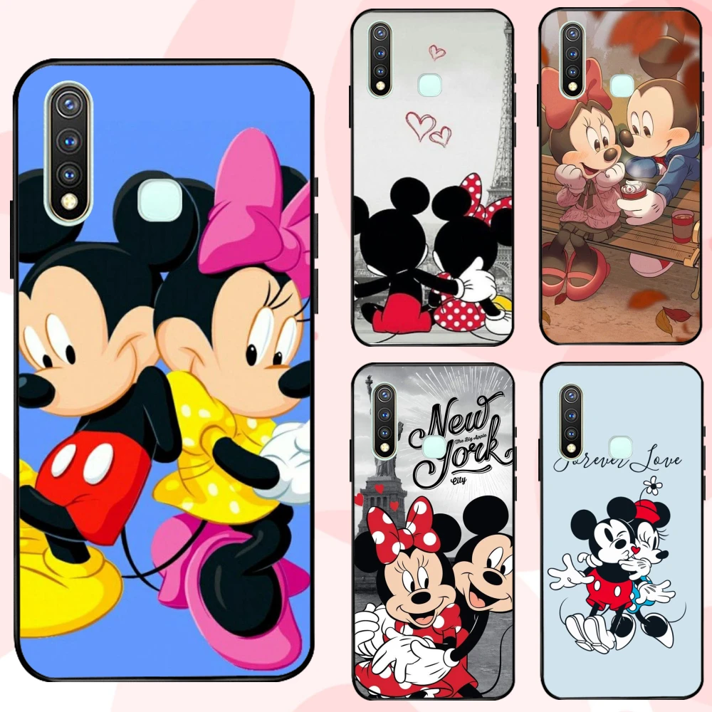 

Phone Case for VIVO Z5X Z1 PRO Y19 Y17 Y15 Y12 U3 Y5S Iqoo Protective Silicone Mobile Sweet Mickey minnie mouse