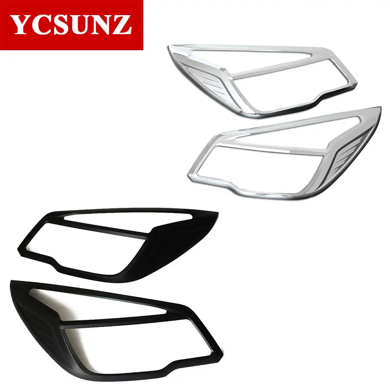 Черный чехол для фар из АБС пластика Chevrolet Колорадо Holden Chevy 2012 2015|headlight cover|headlights