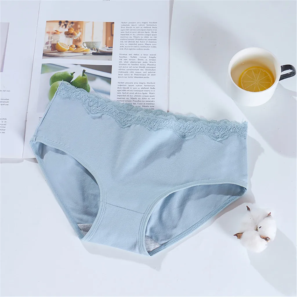Женское нижнее белье хлопковые трусы со средней посадкой дышащие мягкие женские