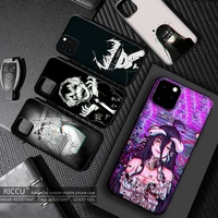 sad anime aesthetic senpai phone case for iphone 11 12 mini pro max x xs max 6 6s 7 8 plus xr se2020 accessories cover