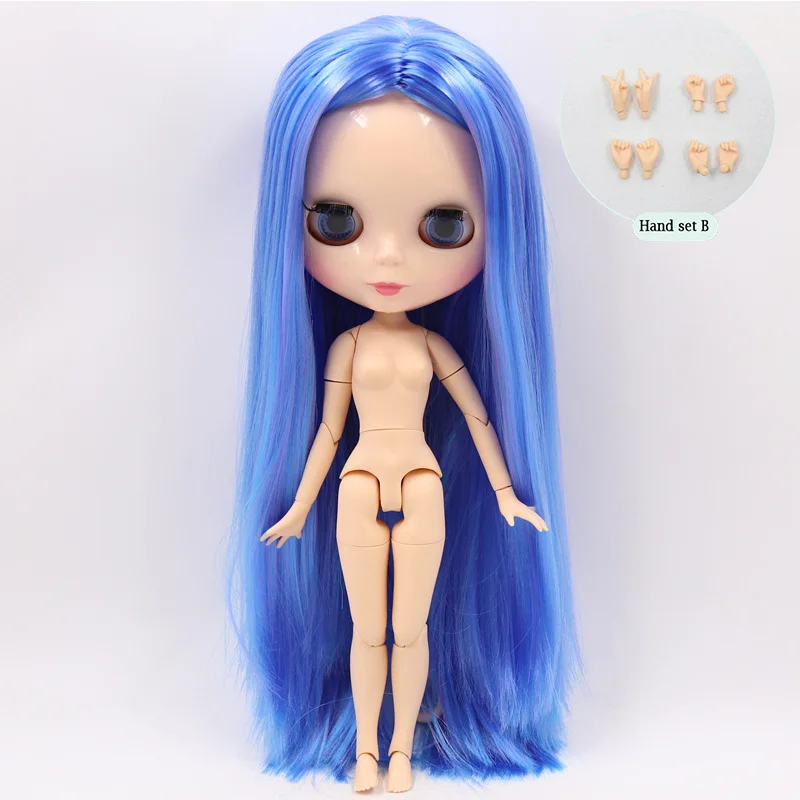 like the pic ICY Nude Factory Blyth Кукла № Y7216Y6208 светильник розовый микс фиолетовые волосы без челки телесный цвет кожи Нео - Цвет: like the pic