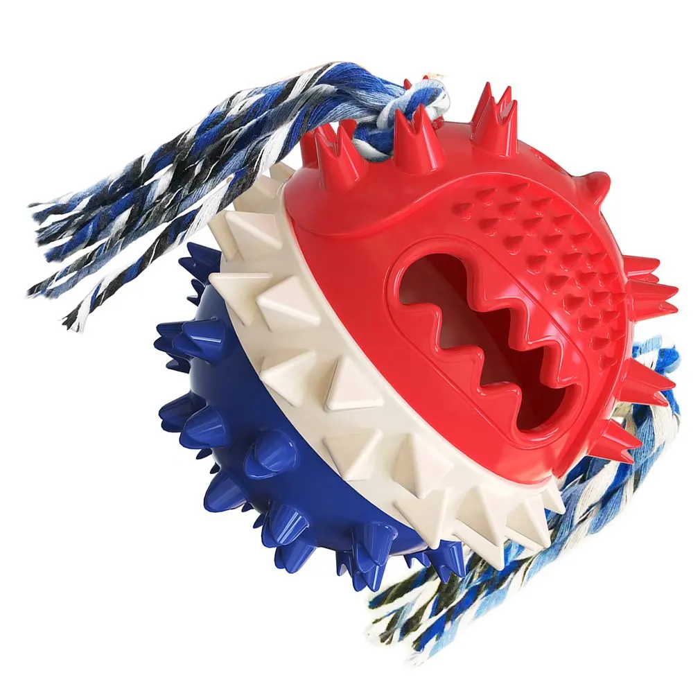 

Dog Chew Toy Multifunction Interactive Toy Food Leakage Toy Dog Toy Molar Stick With Rope Dog Bite Toothbrush Toys