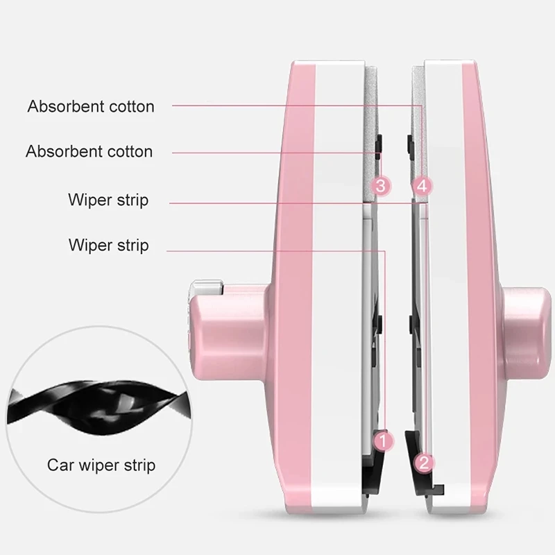 

Double Side Magnetic Glass Wiper For 5-35mm Windows Outside Window Cleaning Brush Glass Cleaner Magnets Household Cleaning Tools