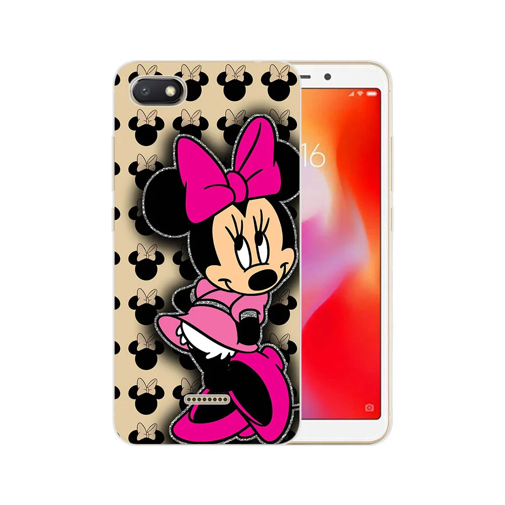 Милый мягкий силиконовый чехол для телефона с рисунком Микки и Минни для XiaoMi 8 A1 A2 Lite A3 9 9SE 9T K20Pro, чехол для Redmi Note4X Note5Pro - Цвет: C7