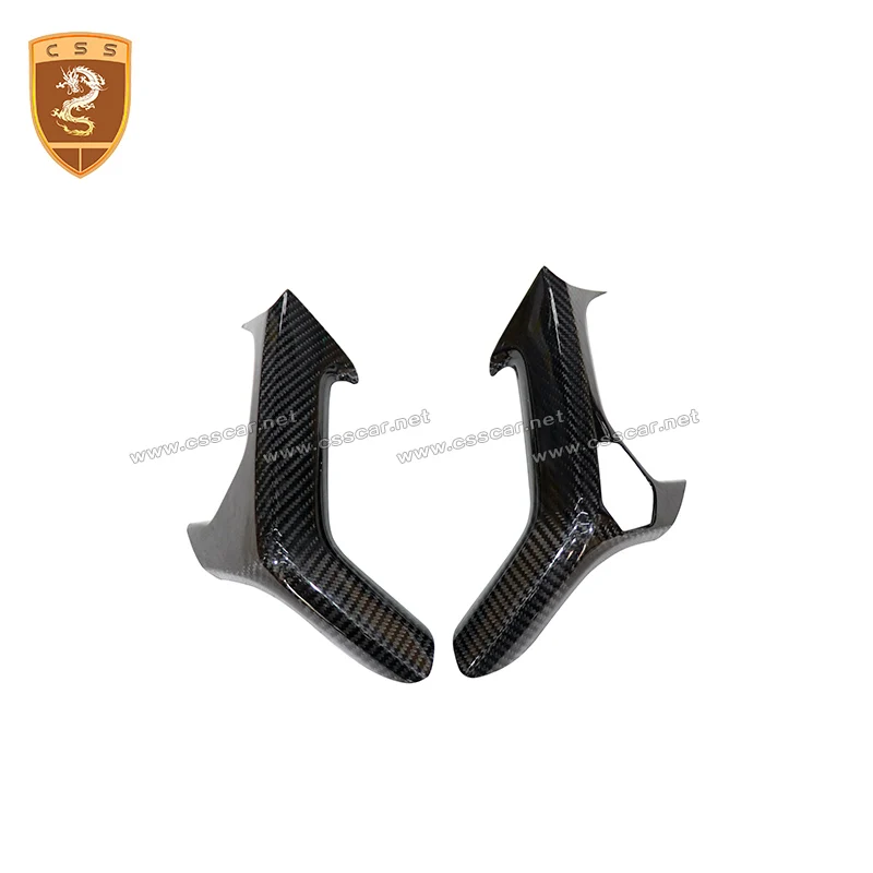 Внутренняя дверная ручка из настоящего углеродного волокна накладка на