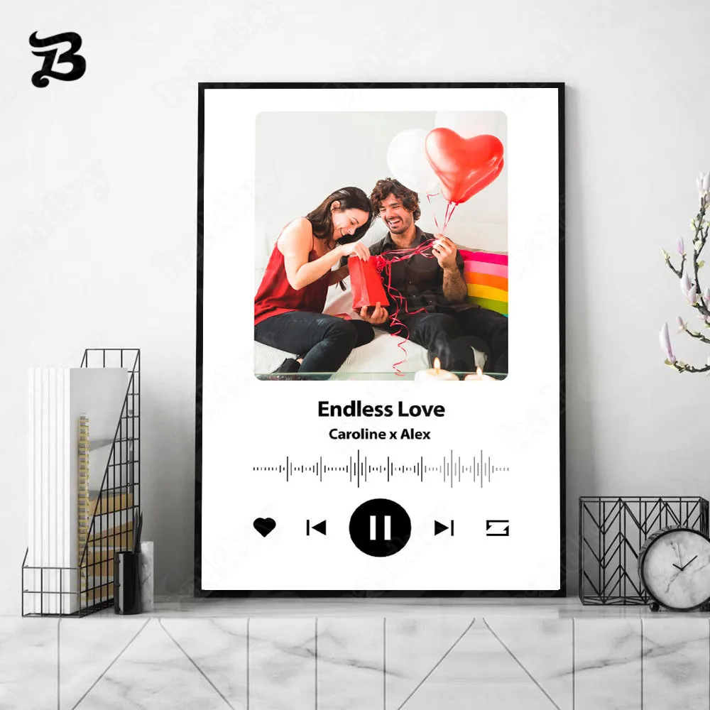 Персонализированная песня фотография на заказ для пары любовь творческое