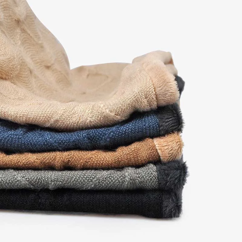 

Autumn and Winter Hats For Men Women Beanie Knit Cap Bonnet Skullies Beanies Gorro Hedging Cap Plus Velvet Thicker Hat Keep Warm