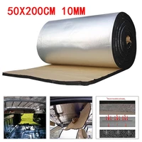 10mm car truck firewall heat sound deadener insulation mat noise insulation wool car heat sound thermal proofing pad 50200cm
