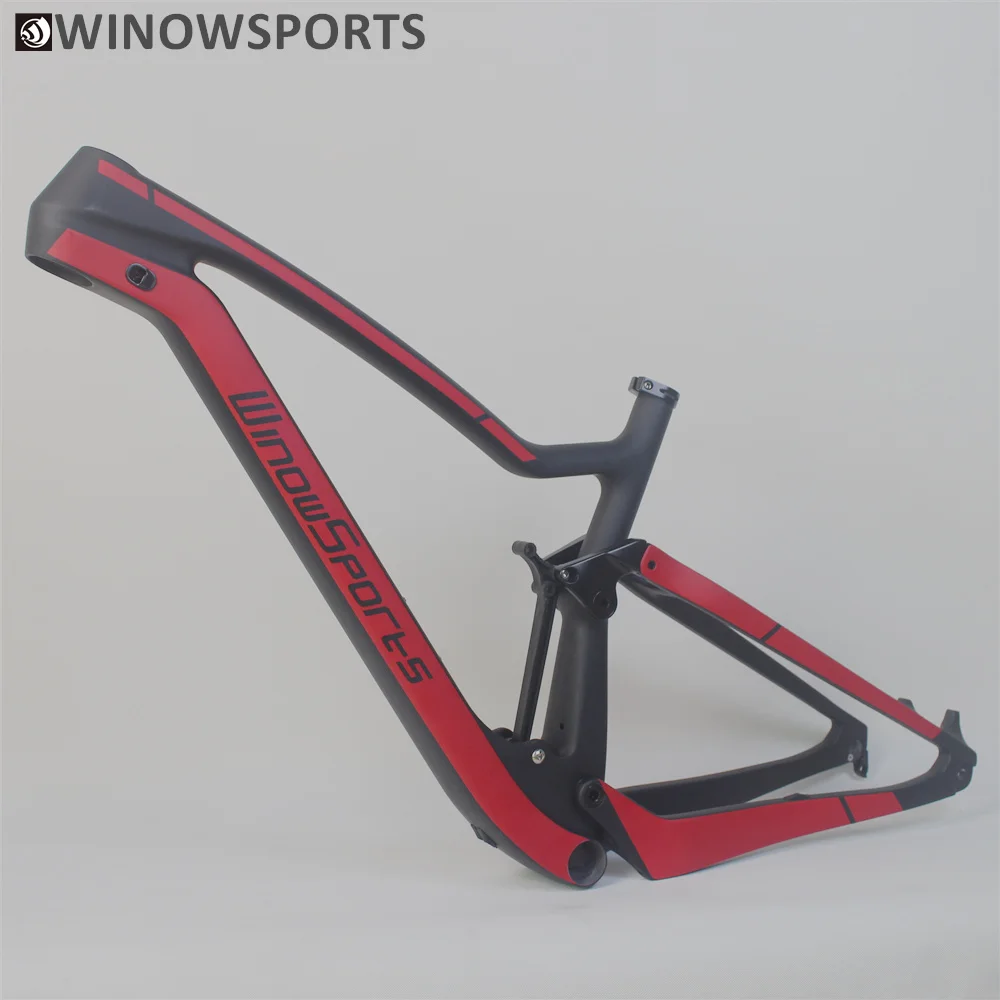 УГЛЕРОДНЫЙ горный велосипед XC 29er с полной подвеской Frameset 29 boost 148*12 мм MTB