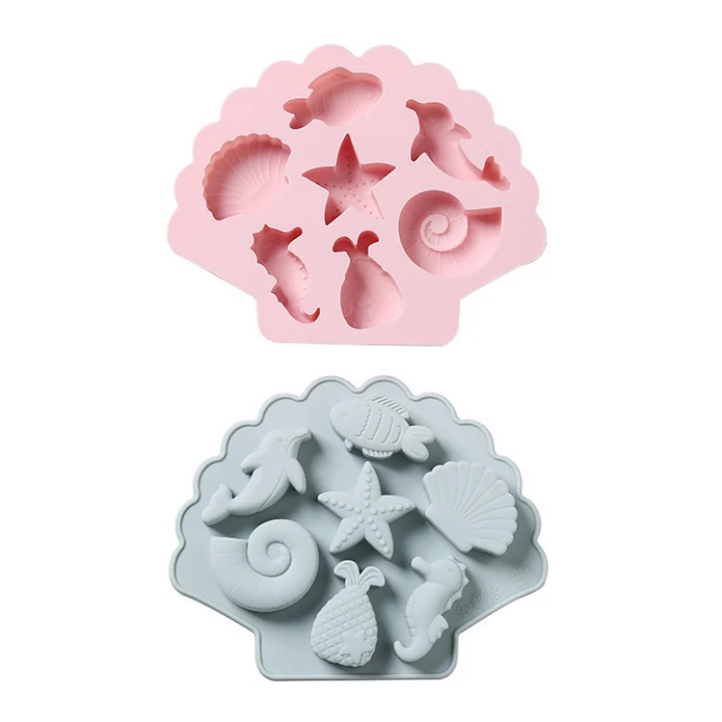 

Random Creative Marine Fish Seahorse Shape Silicone Mold Jewelry Fillings Pendant Accessories DIY Handmade Epoxy Cake Mould