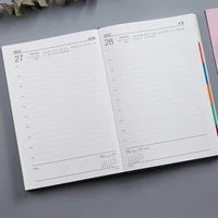 a5 diary notebook good wide application handy 2022 agenda notebook stationery supplies journal notepads schedule notebook