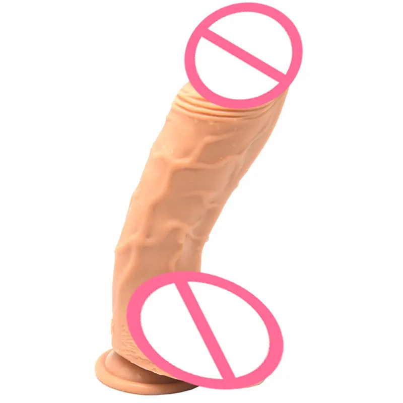 Анальная пробка огромный реалистичный фаллоимитатор силикон всасывание пениса 2