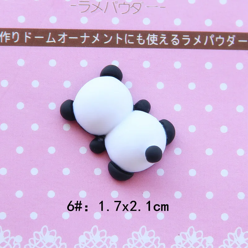 10Pc Kawaii Cartoon Animals Flatback Resin Cabochon Accessories DIY Hair Bow Center Scrapbooking Embellishments Phone Decoration - купить по