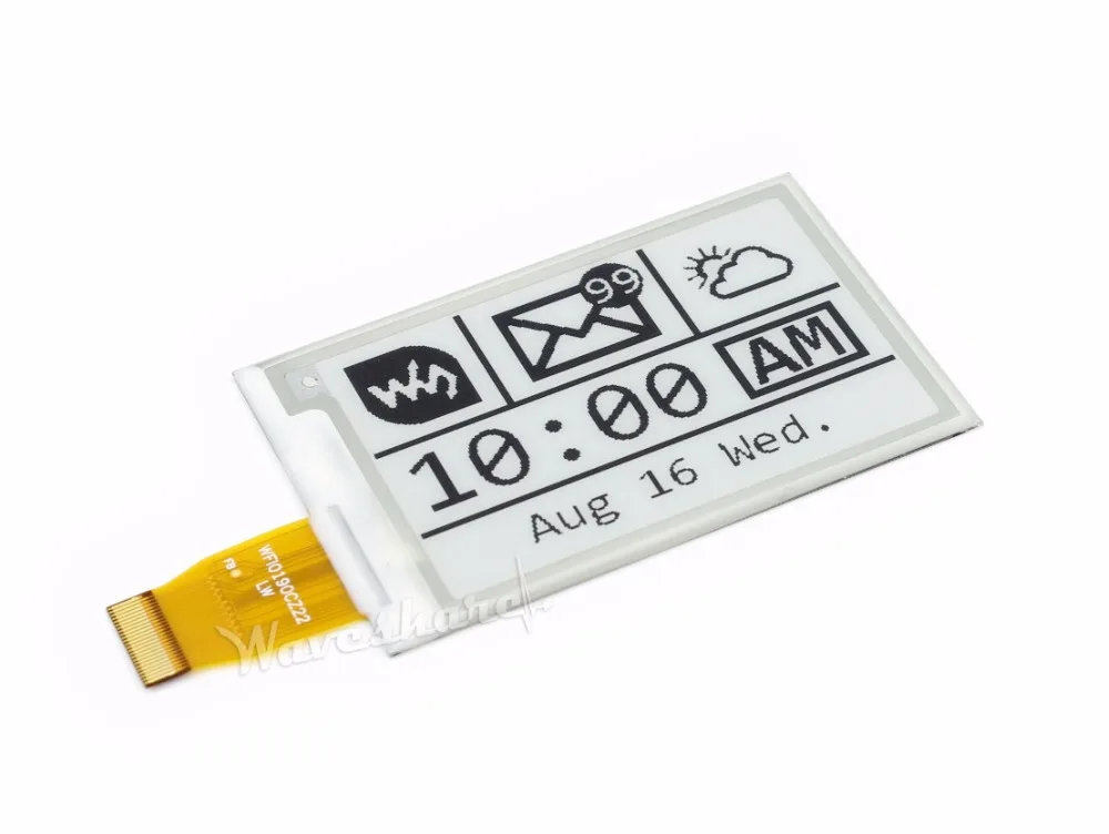 RealQvol 264x176, 2,7 дюймов E-Ink дисплей панель без PCB, черный, белый два цвета, SPI интерфейс, без подсветки, Ультра низкое потребление