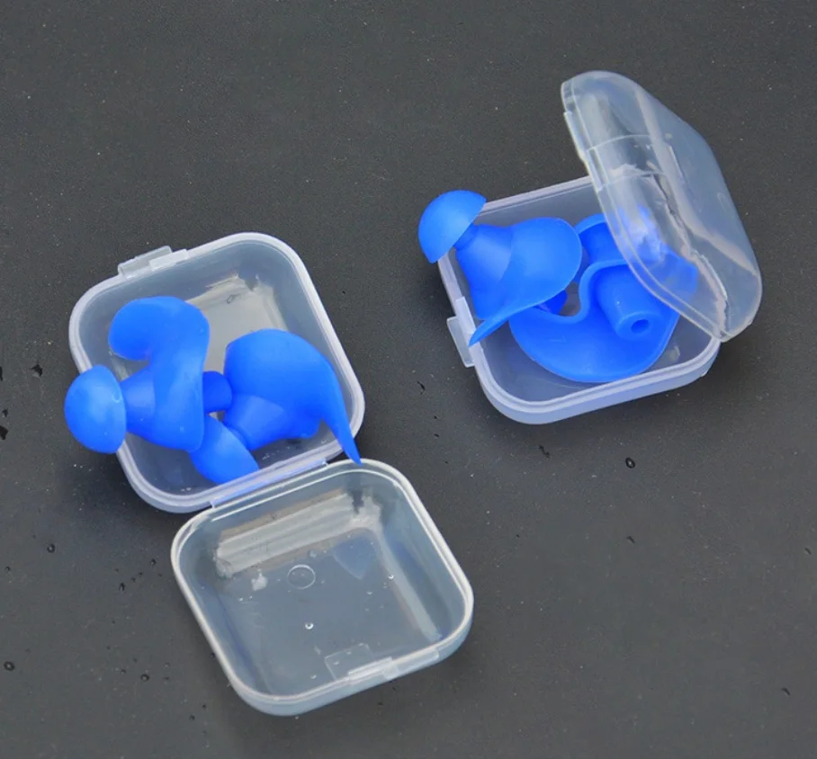 

1 Pair Soft Ear Plugs Swimming Silicone Waterproof Dust-Proof Earplugs Diving Water Sports Swim Swimming Anti-noise Accessories