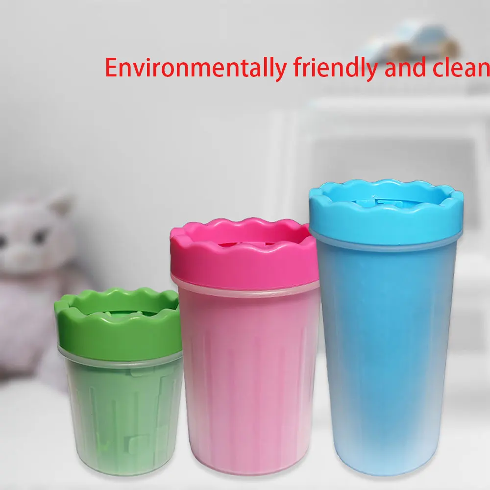 

Инструменты для чистки питомцев, щенков, котят, мягкая силиконовая чашка для мытья грязных лап собак, кошек, чашка для мытья лап, щетка для чи...