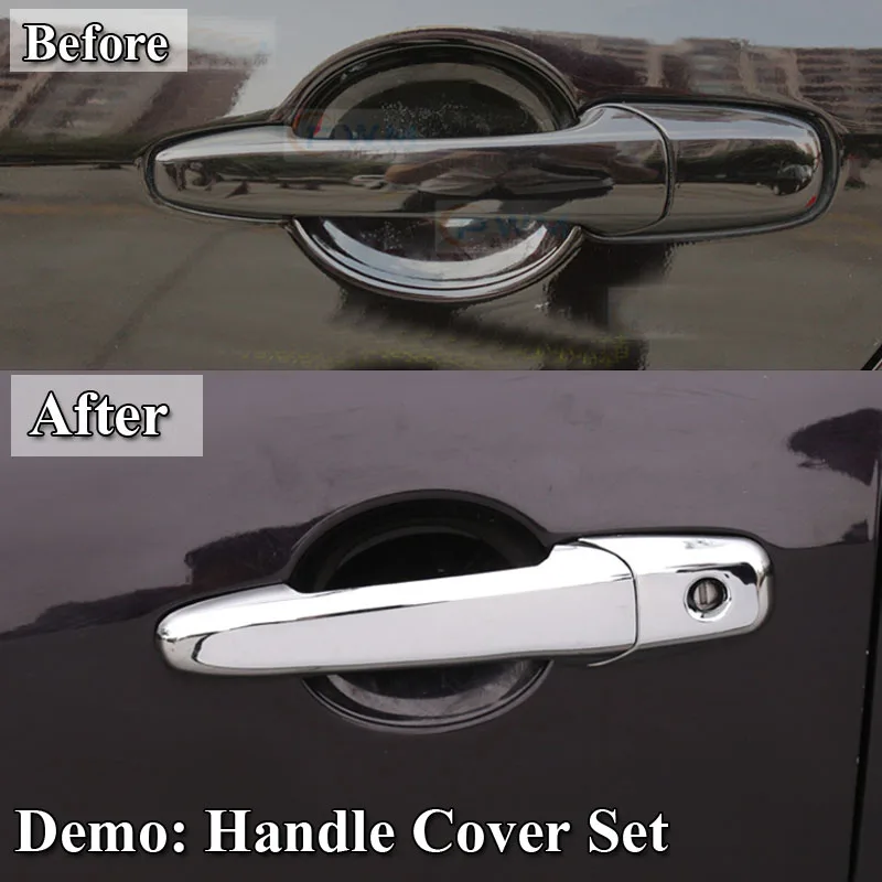 

For Mazda 5 Mazda5 Premacy 2005-2010 ABS Chrome Door Handle Cover & Door Bowl Cover Car Styling Decorate 2006 2007 2008 2009