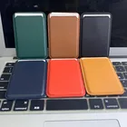 Чехол для Magsafing iPhone 12 Pro Max 12Mini Macsafe, роскошный кожаный магнитный держатель для карт, задний бумажник для телефона, слоты для карт