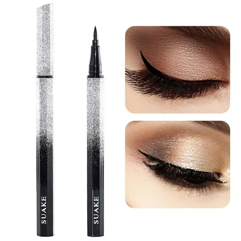 

1Pc Black Liquid Eyeliner Smooth Soft Easy to Draw Delicate Line Pencil Waterproof Long-lasting Sweatproof Not Smudge Eye TSLM2