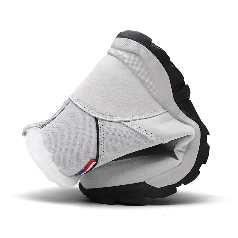 Женские зимние тактические ботинки из натуральной кожи на платформе Теплые