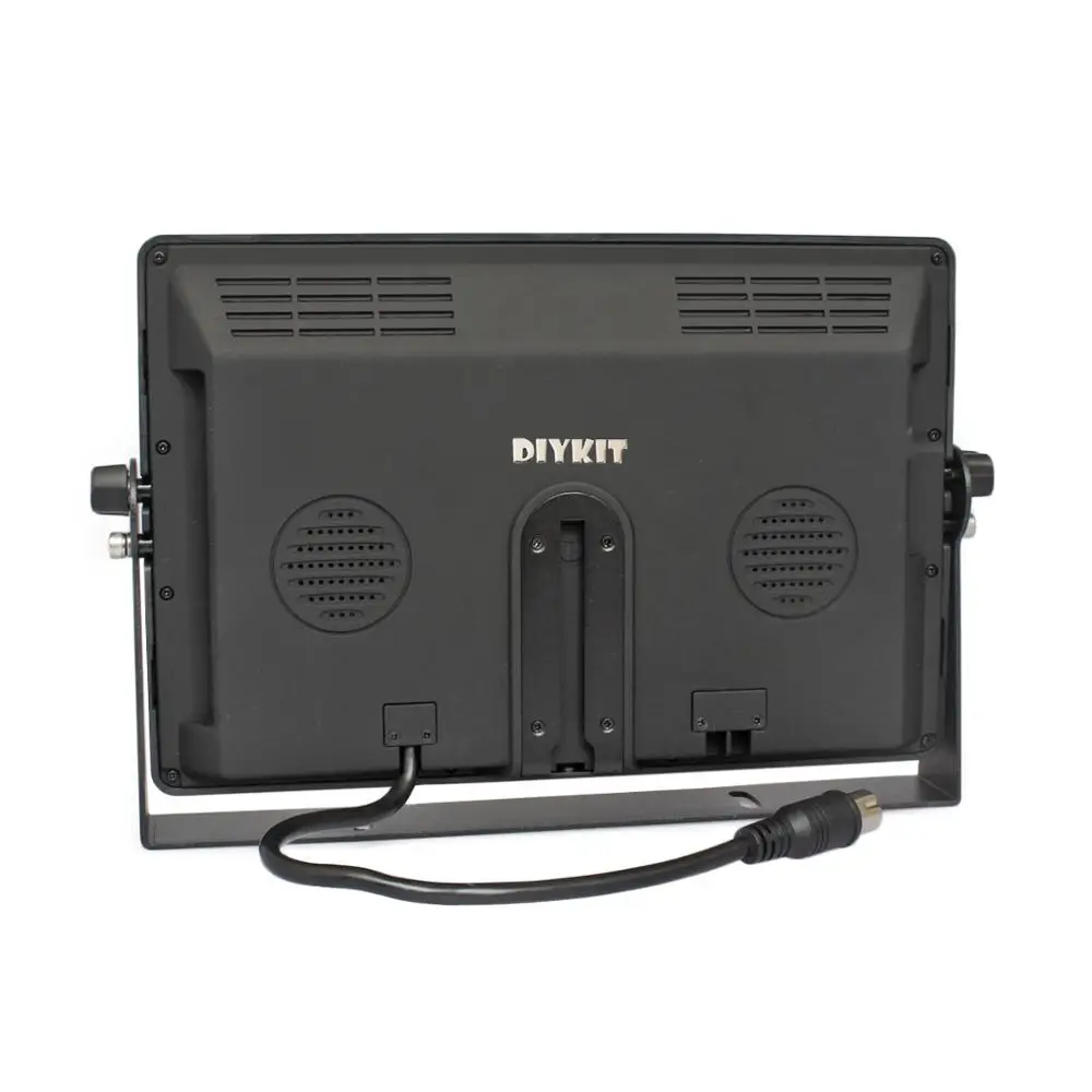 DIYKIT 4CH 4PIN DC12V-24V 1" 4 split Quad ЖК-экран цветной автомобильный монитор заднего вида для автомобиля Грузовик Автобус камера заднего вида