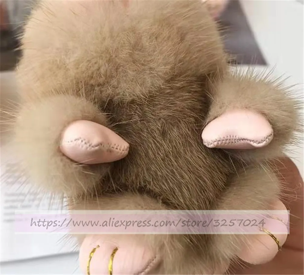 Брелок Magicfur из натурального меха норки милая мышь свиньи брелок для сумки