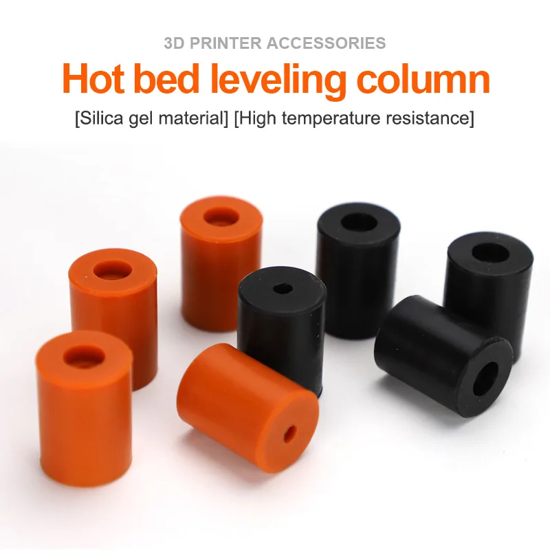 

Выравнивающая силиконовая Колонка для 3D-принтера Ender 3 CR10 CR10S, 4 шт.
