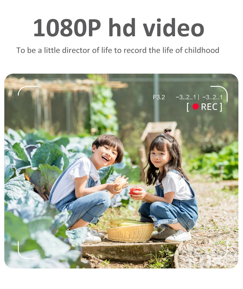 Wifi Детская Цифровая камера 1600 Вт HD экран заряжаемая цифровая камера игрушка для фотосъемки Расширение памяти 16 Гб для детского образовательного подарка