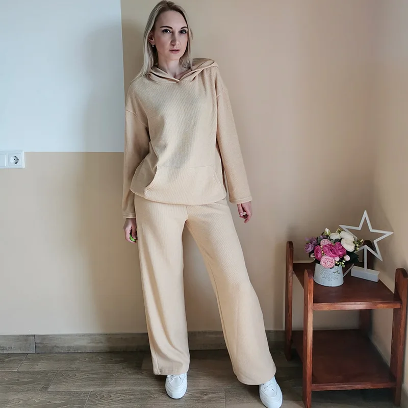 Новинка весны вязаные спортивные костюмы yраз женские подходящие комплекты