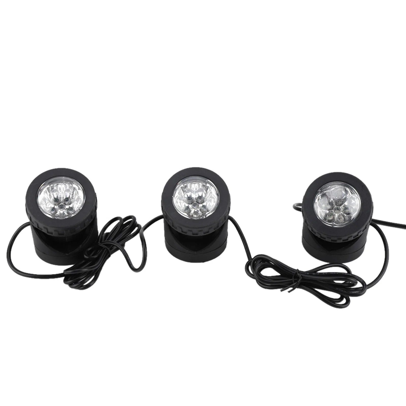 

White Light Solar Powered 18LED Triple Head Underwater Lamp Spotlight Outdoor Garden Lighting solar-powered amphibious ligh
