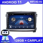 Автомагнитола для Hyundai Santa Fe 2017, стерео, GPS-навигатор, 6 ГБ ОЗУ, 128 Гб ПЗУ, Авторадио 2DIN, Android 11, Bluetooth, мультимедийный плеер