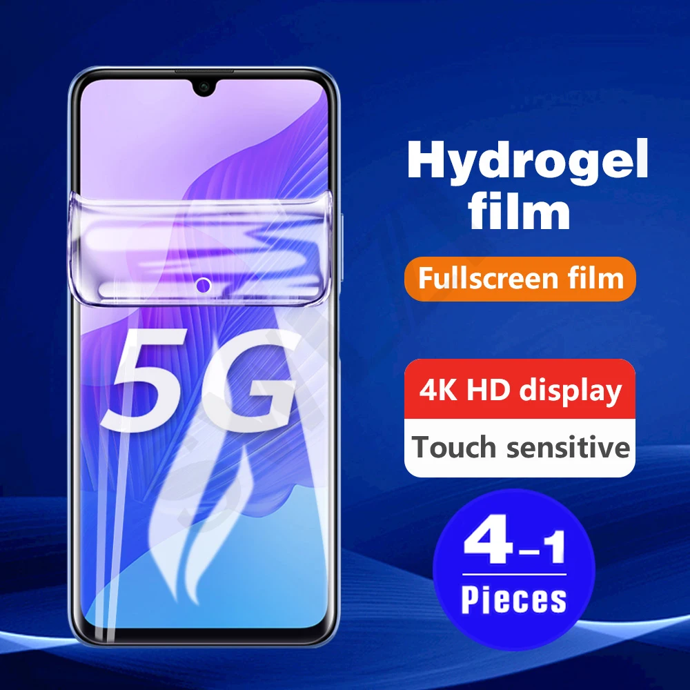 

1-4Pcs 9D for huawei Y5 lite 2018 Y6 Prime Y6P Y7 pro Y7A Y7P Y8P Y8S Y9 2019 Y9S Y9A hydrogel film Not Glass screen protector