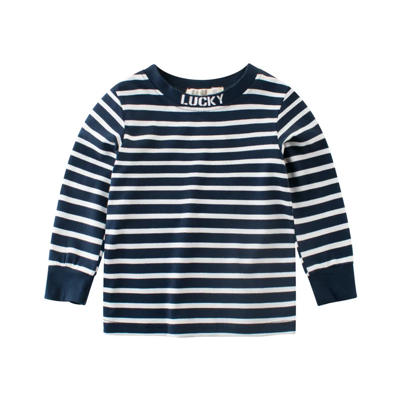 

2021 New Designer Baby T-shirt Striped Children Clothes Long Sleeve Toddler Girl Boys Clothing