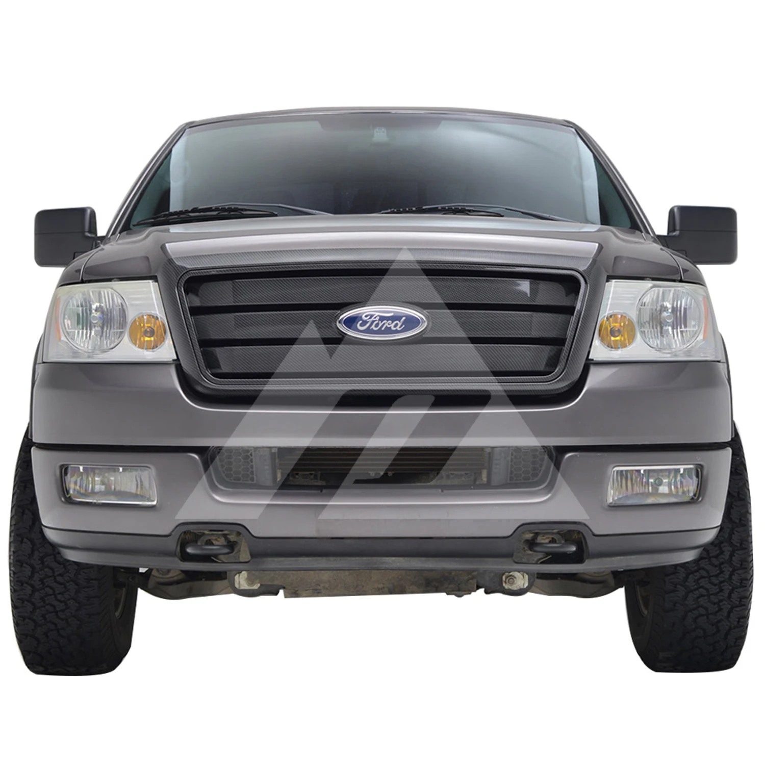 Для 2004 2005 2006 2007 2008 Ford F150 ABS углеродное волокно горизонтальная упакованная решетка