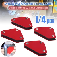 14pcs 4 welding magnet square holder arrow clamp 45%c2%b0 90%c2%b0 135%c2%b09lbs capacity magnetic clamp for electric welding iron tool