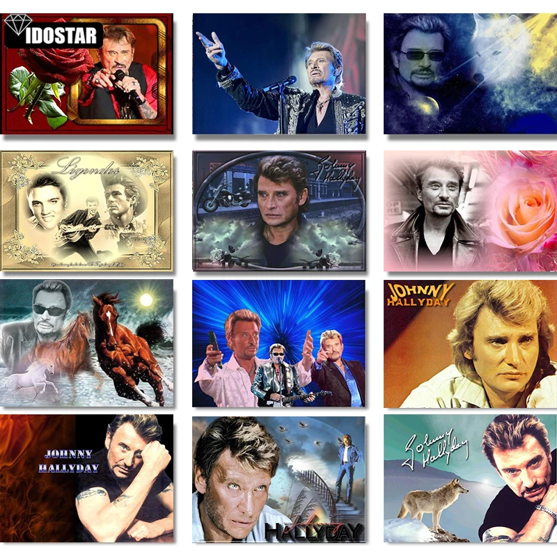 5D сделай сам алмазная живопись Джонни халлидж вышивка крестиком полная Алмазная