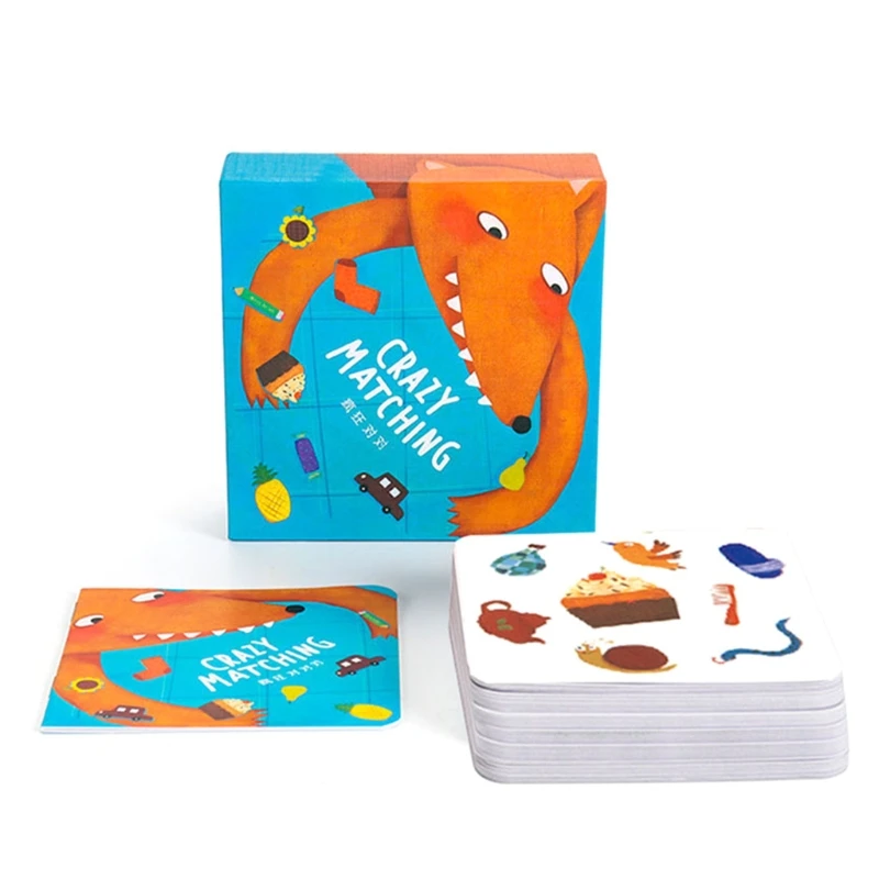 

1 коробка матч памяти карты подходящей парой носков карты образовательные игры, игрушки для детей, начинающих ходить, Семья вечерние пользу подарки на день рождения H055