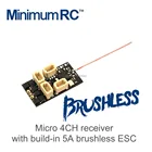 Миниатюрный 4-канальный приемник с 5А бесщеточным DSM2 Flysky Sfhss Frsky, встроенным бесщеточным ESC для фототехники