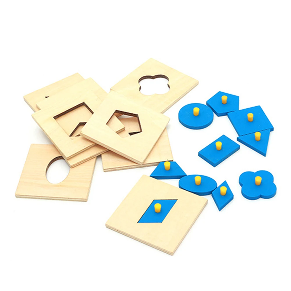 Обучающая игрушка Монтессори формы сортировка головоломка Геометрическая доска